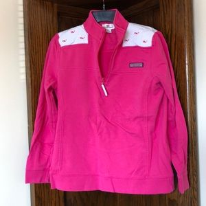 Vineyard Vines Pink and Light Blue Pullover